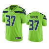 Seattle Seahawks Tre Flowers Neon Green Nike Color Rush Limited Jersey - Robokeg
