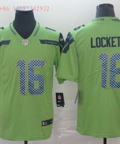 Seattle Seahawks Tyler Lockett #16 2020 Nfl Green Jersey Jersey - Robokeg