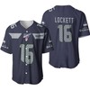 Seattle Seahawks Tyler Lockett #16 Nfl American Football Navy 100th Season 3d Designed Allover Gift For Seahawks Fans Baseball Jersey - Robokeg