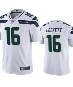 Seattle Seahawks Tyler Lockett White 100th Season Vapor Limited Jersey - Robokeg