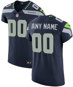 Seattle Seahawks Vapor Untouchable Custom Elite Jersey - College Navy Custom Jerseys Nfl - Robokeg