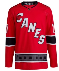 Sebastian Aho 20 Carolina Hurricanes Reverse Retro 2.0 Jersey - Red - Robokeg