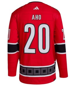 Sebastian Aho 20 Carolina Hurricanes Reverse Retro 2.0 Jersey - Red - Robokeg