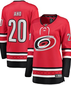 Sebastian Aho Carolina Hurricanes Fanatics Branded Womens Home Breakaway Player Jersey - Red Nhl - Robokeg