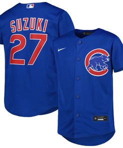 Seiya Suzuki Chicago Cubs Alternate Replica Player Jersey - Royal Mlb - Robokeg