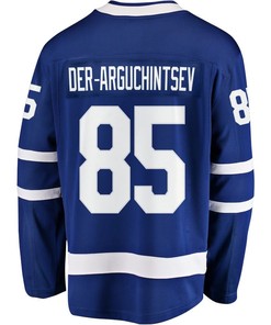 Semyon Der-Arguchintsev 85 Toronto Maple Leafs Stanley Cup 2023 Playoffs Patch Home Breakaway Men Jersey - Blue - Robokeg