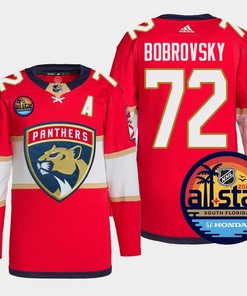 Sergei Bobrovsky 72 Florida Panthers Red Jersey 2023 All-Star - Robokeg