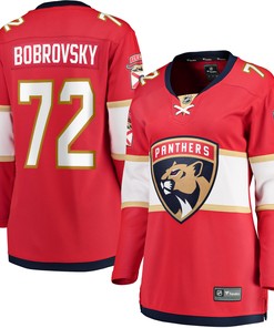 Sergei Bobrovsky Florida Panthers Fanatics Branded Womens Home Breakaway Jersey - Red Nhl - Robokeg