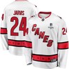 Seth Jarvis 24 Carolina Hurricanes Stanley Cup 2023 Playoffs Patch Away Breakaway Men Jersey - White - Robokeg