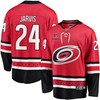 Seth Jarvis 24 Carolina Hurricanes Stanley Cup 2023 Playoffs Patch Home Breakaway Men Jersey - Red - Robokeg
