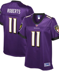 Seth Roberts Baltimore Ravens Nfl Pro Line Womens Primary Player Jersey - Purple - Robokeg