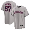 Shane Bieber Cleveland Guardians Road Replica Player Jersey Gray Mlb - Robokeg