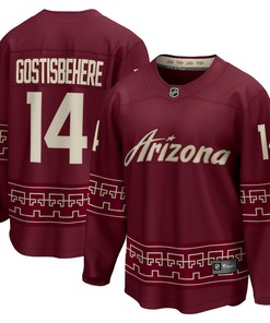 Shane Gostisbehere 14 Arizona Coyotes Alternate 2022/23 Premier Breakaway Men Jersey - Garnet - Robokeg