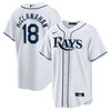 Shane McClanahan 18 Tampa Bay Rays Home Team Men Jersey - White - Robokeg