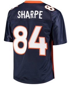 Shannon Sharpe Denver Broncos Nfl Pro Line Retired Player Replica Jersey - Navy - Robokeg
