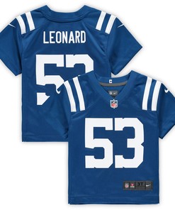 Shaquille Leonard Indianapolis Colts Toddler Game Jersey - Royal Nfl - Robokeg