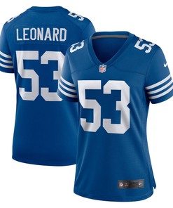 Shaquille Leonard Indianapolis Colts Womens Alternate Game Jersey - Royal Nfl - Robokeg