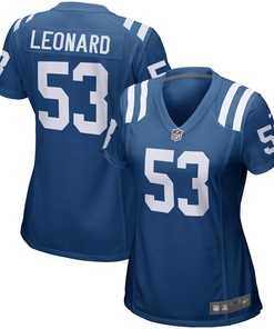 Shaquille Leonard Indianapolis Colts Womens Game Jersey - Royal Nfl - Robokeg