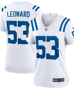 Shaquille Leonard Indianapolis Colts Womens Game Player Jersey - White Nfl - Robokeg