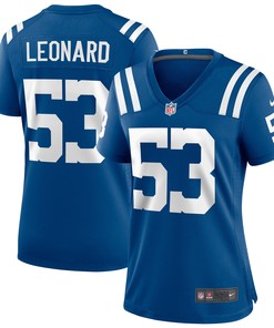 Shaquille Leonard Indianapolis Colts Womens Player Game Jersey Royal Nfl - Robokeg