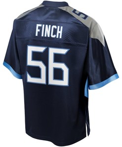 Sharif Finch Tennessee Titans Nfl Pro Line Team Player Jersey - Navy - Robokeg