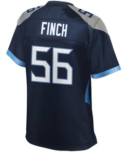 Sharif Finch Tennessee Titans Nfl Pro Line Womens Jersey - Navy - Robokeg