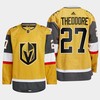 Shea Theodore 27 Vegas Golden Knights Gold Jersey 2023 Home - Robokeg