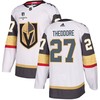 Shea Theodore 27 Vegas Golden Knights Stanley Cup 2023 Champions Patch Away Breakaway Men Jersey - White - Robokeg