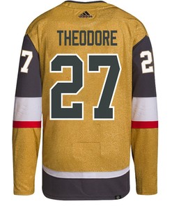 Shea Theodore 27 Vegas Golden Knights Stanley Cup 2023 Final Patch Home Breakaway Men Jersey - Gold - Robokeg