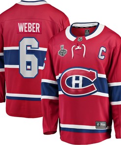 Shea Weber Montreal Canadiens Fanatics Branded Home 2021 Stanley Cup Final Bound Breakaway Jersey - Red Nhl - Robokeg