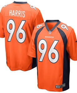 Shelby Harris Denver Broncos Game Jersey - Orange Nfl - Robokeg