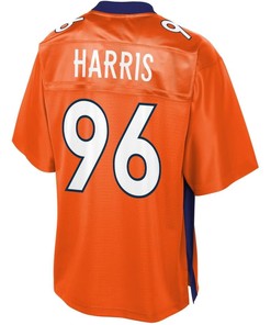 Shelby Harris Denver Broncos Nfl Pro Line Team Color Player Jersey - Orange - Robokeg