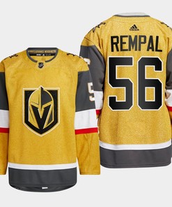 Sheldon Rempal 56 Vegas Golden Knights Gold Jersey 2023 Home - Robokeg