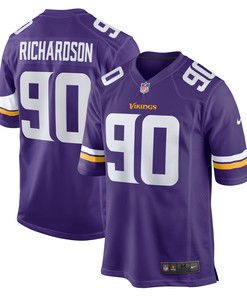 Sheldon Richardson Minnesota Vikings Player Game Jersey - Purple Nfl - Robokeg