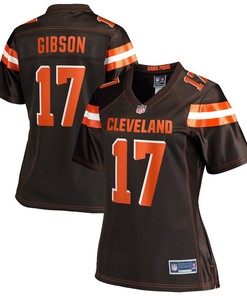 Shelton Gibson Cleveland Browns Nfl Pro Line Womens Player Jersey - Brown - Robokeg