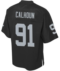Shilique Calhoun Oakland Raiders Nfl Pro Line Player Jersey - Black - Robokeg