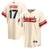 Shohei Ohtani 17 Los Angeles Angels City Connect Player Jersey - Cream - Robokeg