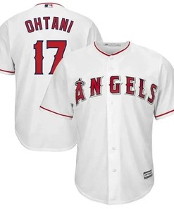 Shohei Ohtani Los Angeles Angels Big And Tall Cool Base Player Jersey - White Color - Robokeg
