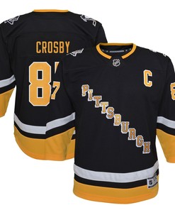 Sidney Crosby Pittsburgh Penguins 2021/22 Alternate Premier Player Jersey - Black Nhl - Robokeg