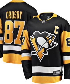 Sidney Crosby Pittsburgh Penguins Fanatics Branded Breakaway Player Jersey Black Nhl - Robokeg