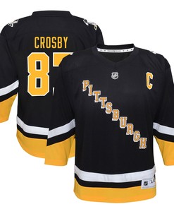 Sidney Crosby Pittsburgh Penguins Preschool 2021/22 Alternate Replica Player Jersey - Black Nhl - Robokeg