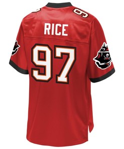 Simeon Rice Tampa Bay Buccaneers Nfl Pro Line Retired Player Jersey - Red - Robokeg