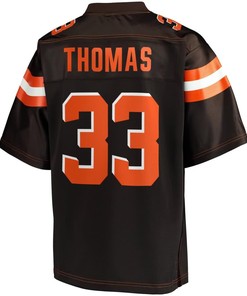 Simeon Thomas Cleveland Browns Nfl Pro Line Player Jersey - Brown - Robokeg