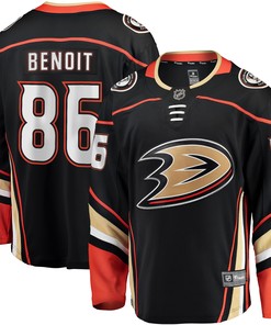 Simon Benoit Anaheim Ducks Fanatics Branded Home Breakaway Player Jersey - Black Nhl - Robokeg