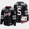 Simon Nemec 5 New Jersey Devils Alternate 40th Anniversary Black Jersey - Robokeg