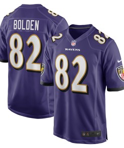 Slade Bolden Baltimore Ravens Player Game Jersey - Purple Nfl - Robokeg