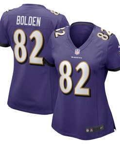 Slade Bolden Baltimore Ravens Womens Player Game Jersey - Purple Nfl - Robokeg