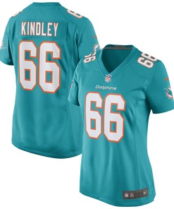 Solomon Kindley Miami Dolphins Womens Game Jersey - Aqua Nfl - Robokeg
