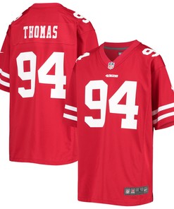 Solomon Thomas San Francisco 49ers Game Player Jersey - Scarlet Nfl - Robokeg