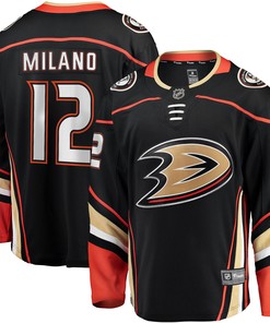 Sonny Milano Anaheim Ducks Fanatics Branded Home Breakaway Player Jersey - Black Nhl - Robokeg